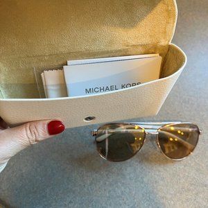 Michael Kors rose gold/white sunglasses